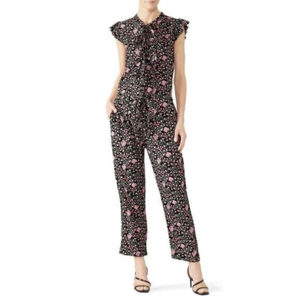 BANJANAN Floral Antoinette Jumpsuit US 6/ SMALL